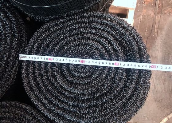 Διπλός βρόχος 12 ντυμένο μαύρο ανοπτημένο Rebar DWG 1Kg PVC καλώδιο 